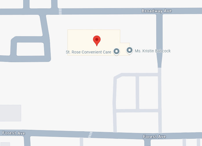 Map of St. Rose Medical Pavilion Convenient Care