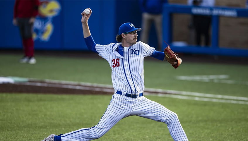 Patrick Steitz pitching