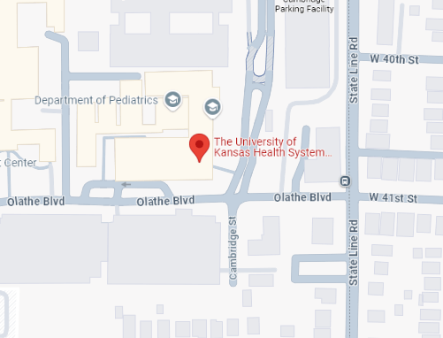 Map of The University of Kansas Health System - Medical Pavilion
