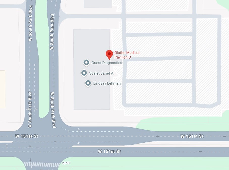 Map of Olathe Medical Pavilion D