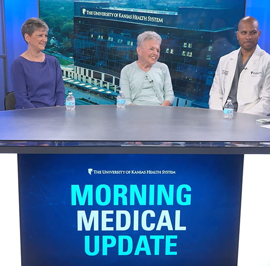 Doctor and guests during Morning Medical Update