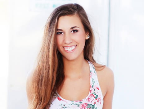 Neuro patient Madison Denton. 