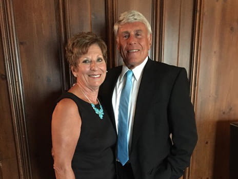 Julie Hunter and husband