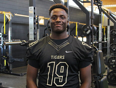 Sports medicine patient Avion Jones.