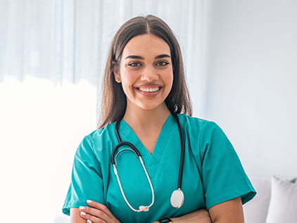 Smiling nurse