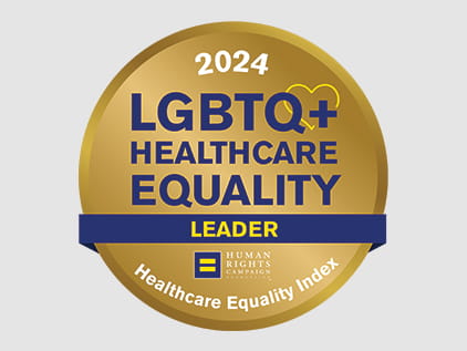 LGBTQ+ Healthcare Equality Leader logo