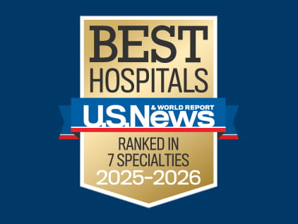 US News and World Report Best Hospitals badge
